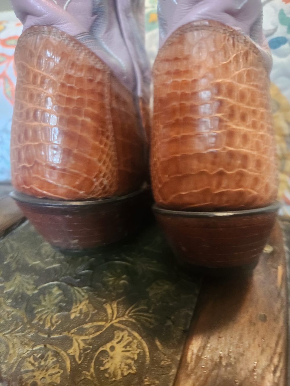 TONY LAMA VINTAGE WOMEN's Caiman Boots - Picture 3 of 7